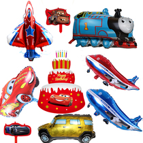 铝膜气球汽车战斗机飞机托马斯工程车主题<em>生日派对用品布置</em>装饰
