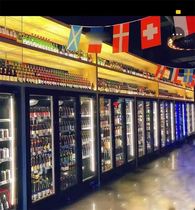 啤酒柜酒水冷藏展示柜 酒吧四门冰柜超市立式便利店商用饮料冰箱