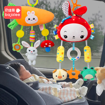 婴儿车兔子玩具挂件推车宝宝床铃摇铃车载安全座椅新生儿安抚玩偶