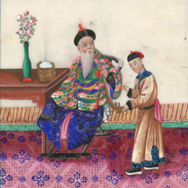 C100中式手绘工笔画图谱图片素材中国清代19世纪广州外销通草纸画