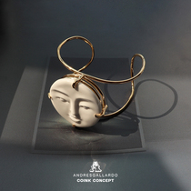 ANDRES GALLARDO Big Moon月亮手镯 西班牙设计师高级感手工陶瓷