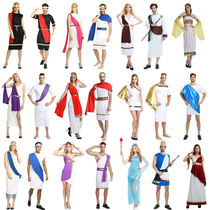 万圣节服装cosplay古罗马服装武士成人男女古希腊演出服斯巴达服