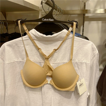 Calvin Klein CK 女士内衣性感舒适蕾丝透气前搭扣Y型肩带文胸