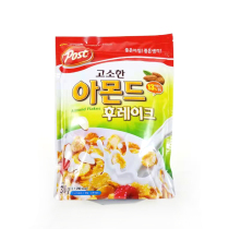 现货1袋包邮韩国进口食品post西里尔早餐杏仁麦片健康早餐300g