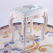 美式化妆凳梳妆台凳子欧式公主凳现代简约美甲椅卧室换鞋板凳书桌