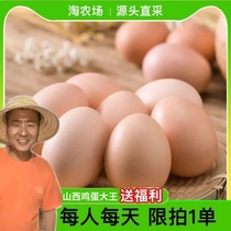 【9.9抢20枚】山西省鸡蛋大王 农家散养新鲜土鸡蛋