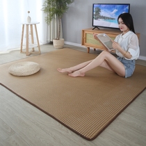 日式藤席地毯客厅卧室阳台爬行垫榻榻米垫子夏季凉席地垫藤编编织
