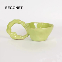 EEGGNET MOODCUP 创意设计师家居 陶瓷杯 咖啡杯 手工不规则