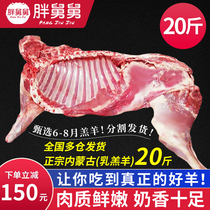 内蒙古羊肉新鲜现年货纯杀羊肉锡林郭勒羊排10斤组合装半只羊羊腿