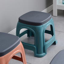 加厚小凳子塑料椅子换鞋凳家用小板凳简约矮凳沙发穿鞋凳成人方凳