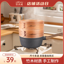 chefway蒸屉手工竹子蒸笼小笼包家用蒸格蒸架食品级多层早餐蒸屉