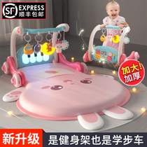 婴儿脚踏钢琴健身架0-1岁3-6个月早教学步车新生幼儿宝宝满月玩具
