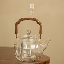 玻璃煮茶壶单壶耐高温电陶炉专用煮茶器家用泡茶壶提梁烧水壶茶具