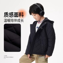 中国李宁男大童童装个性保暖棉服新运动外套男