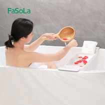 FaSoLa一次性泡澡袋旅行酒店洗浴桶圆桶塑料膜洗澡泡脚加厚浴缸套