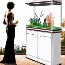 新款佳宝魚缸水族箱超白玻璃家用阳台创意中型jebo鱼缸大鱼缸落地