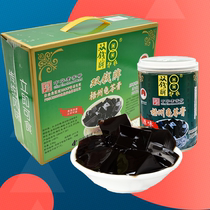 广西梧州双钱牌龟苓膏罐装 250gX12罐原味红豆味礼盒果冻送礼特产