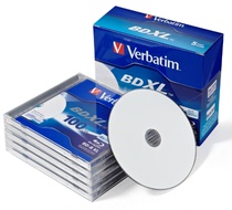 威宝Verbatim4x BD-R XL100G蓝光刻录盘档案级储存数据可打印光盘