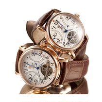 世博会<em>纪念手表</em> 世博会玫瑰金裸摆表 世博机械手表