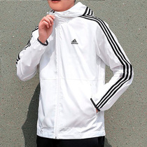 Adidas阿迪达斯外套男官方旗舰春秋季男士夹克休闲服防风衣GQ0602