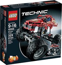 LEGO 乐高 科技机械 42005 大脚车超级越野车巨轮卡车 王一博同款