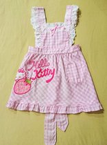 日本Hello Kitty女童可爱粉红围裙（购于日本、全新品附吊牌）