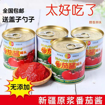 4罐198g新疆大疆丰德半球红番茄酱家庭装儿童罐头无添加小包装