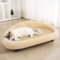 夏季猫窝四季通用猫咪摇篮床猫抓板猫床宠物床睡窝垫子夏天小沙发