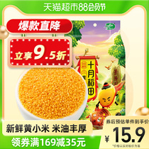 十月稻田黄小米1kg新鲜小米五谷杂粮粥粗粮黑米大米食品小米粥