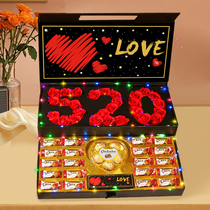 德芙巧克力礼盒装手提浪漫520情人节生日礼物送女友糖果零食礼包