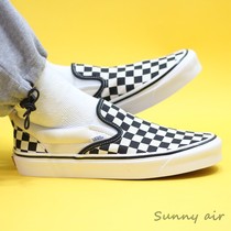 Sunny现货 VANS安纳海姆黑白棋盘SLIP ON DX经典板鞋VN0A3JEXPU1