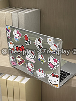 Freeplay适用苹果macbookpro小熊保护壳2023新款14寸macbook套airpro外壳m2笔记本mac电脑macpro13软16透明m1