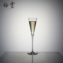 木村超薄香槟杯 edo glass江户硝子水晶玻璃酒杯高脚杯子中古杯