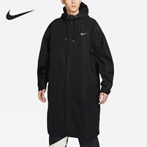 Nike/耐克官方正品新款男子连帽单排扣中长款长袖风衣FD2870-010