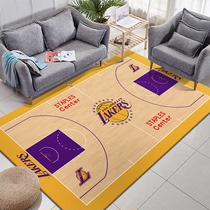 篮球星湖人勇士定制LOGO詹姆斯科比库里乔丹衣床边地毯门口防滑垫