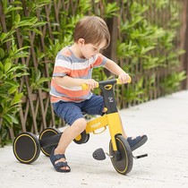 Hape儿童三合一平衡车滑行脚踏滑步车宝宝婴幼儿学步车三轮车2岁1