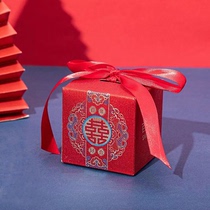 2024新款中式喜糖盒子结婚糖盒专用糖果礼盒订婚礼喜糖袋包装空盒