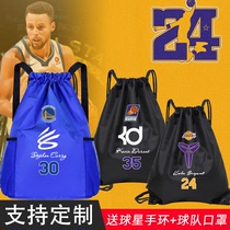 库里球袋7号篮球艾弗森欧文收纳袋NBA球员定制束口袋科比篮球背包