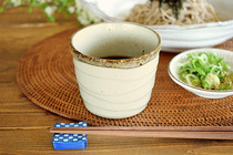 日本美浓烧进口家用日式陶瓷小喝茶杯猪口杯荞麦面杯早餐杯单个