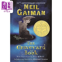 现货 The Graveyard Book 纽伯瑞金奖 尼尔盖曼代表作 英文原版进口图书儿童 故事图画书 文学小说【中商原版】