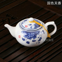 景德镇陶瓷茶壶泡茶壶 茶具单壶 瓷壶小号白瓷壶家用功夫茶壶茶楼
