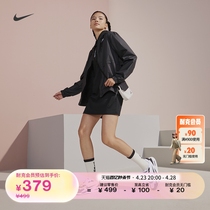 Nike耐克官方女梭织夹克夏季外套宽松防泼水易穿脱叠搭网眼DM6180