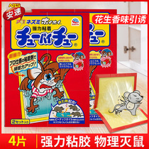 日本安速捉大老鼠贴吱吱板超强力粘鼠板贴粘胶抓捕捉高效家用室内