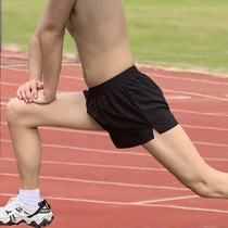 专业马拉松体育生田径短裤三分裤跑步短裤男运动健身训练速干短裤