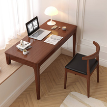 实木靠窗台桌定制小户型简约飘窗书桌阳台电脑桌高低脚长短腿桌子
