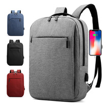 双肩包定制商务笔记本旅行包出差15.6寸USB电脑包休闲书包男女包