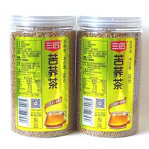 三匠苦荞茶全株茶390g×1罐装 四川大凉山荞麦养生茶 麦香型