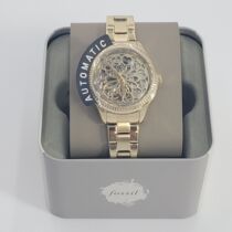 FOSSIL BQ3755 RYE自动机械金色不锈钢女士手表