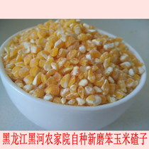黑龙江黑河农家自产新磨笨玉米碴子玉米粥原料1000克