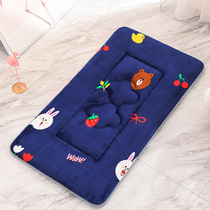 4D立体水晶绒幼儿园婴儿床家用拼接小床床褥四季通用竹炭网眼设计